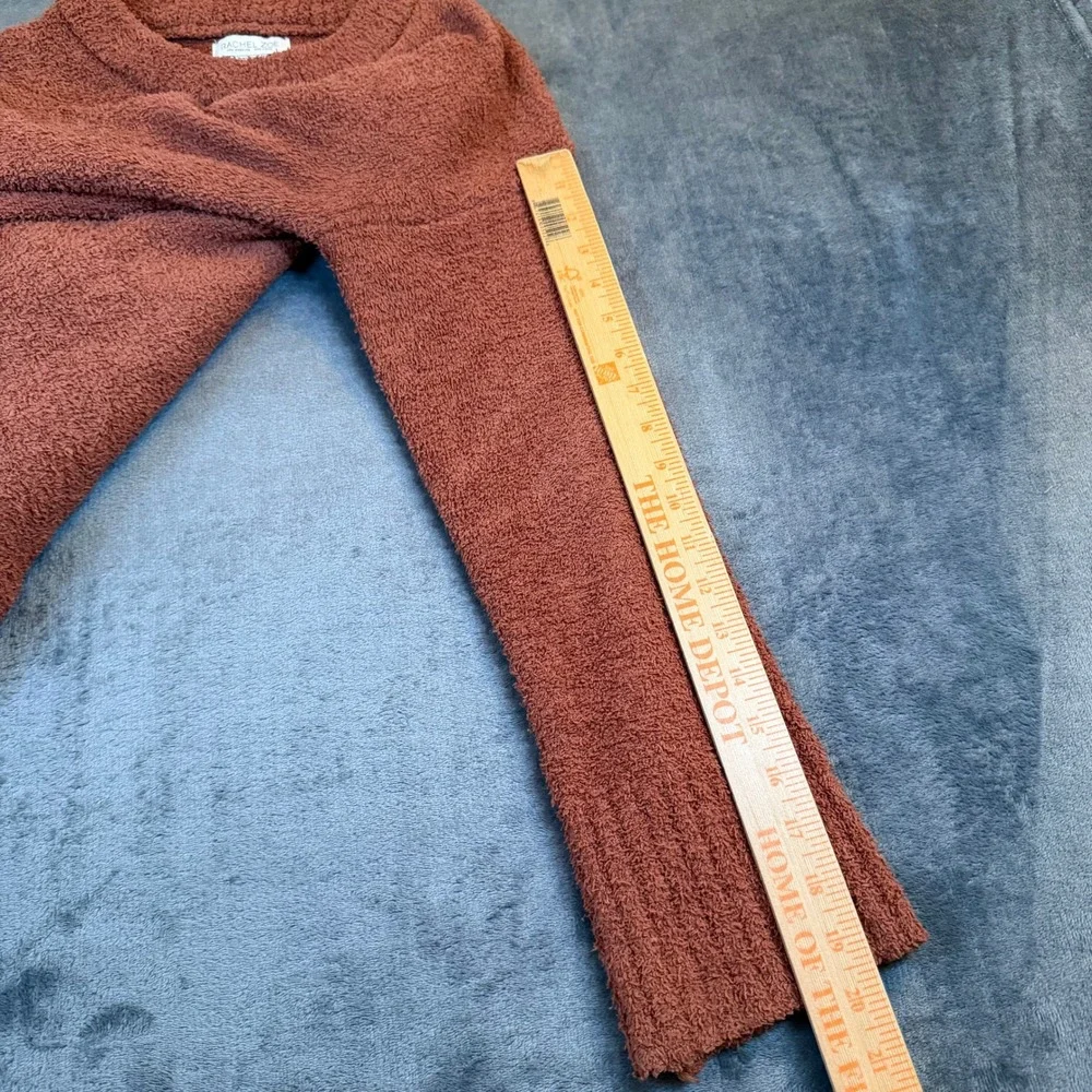 Rachel Zoe Boucle Knit Sweater Womens Small Rust Orange‎ Crewneck Relaxed Fit